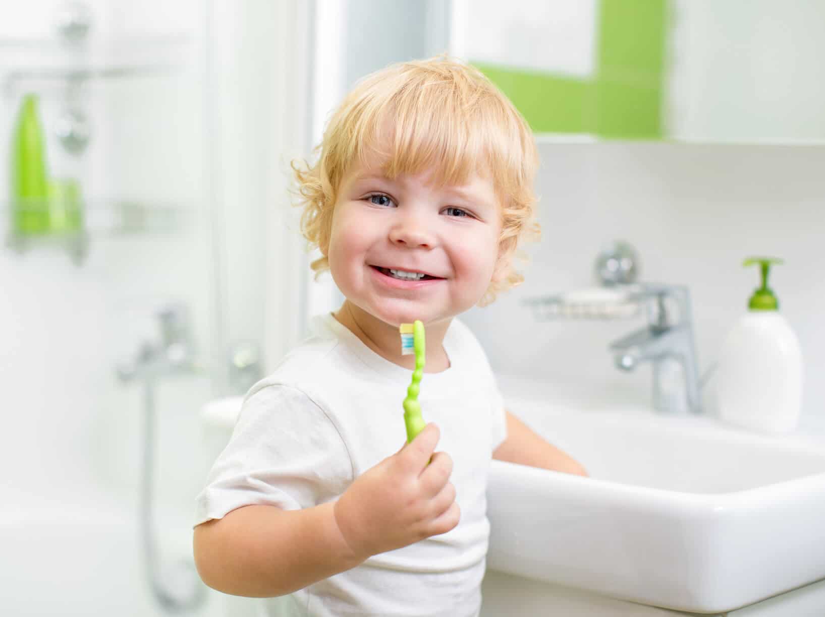 GigglesVille Pediatric Dentisty Toddler Prushing Teeth
