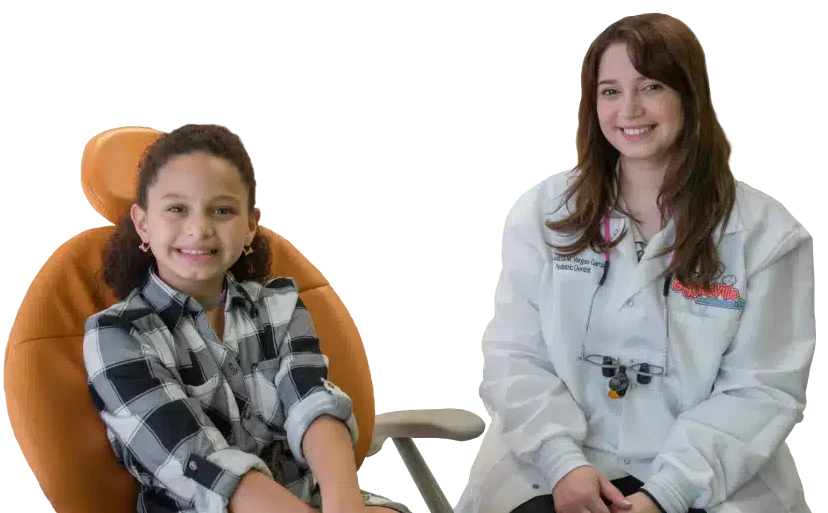 Edinburg Pediatric Dentist with patient